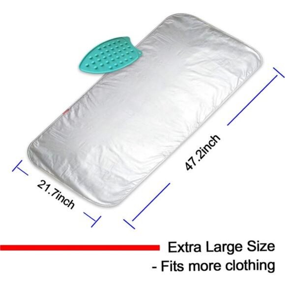 Ironing Mat,Extra Large Thickened (47.25 x 21.55 inch) Ironing Blanket Portable - Picture 2 of 8